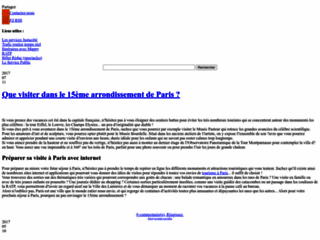 PARIS15.fr,  blog d'actualités du 15e arrondissement de Paris pour un week end à Paris informé!				